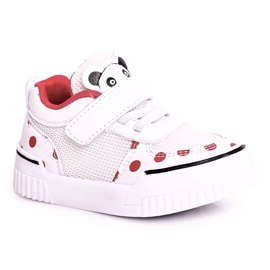 Apawwa Chaussures de Sport Enfant Avec Panda Rouge et Blanc Chico