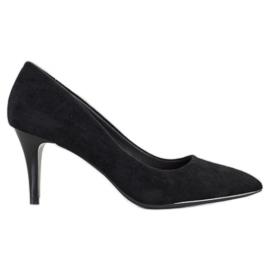 Goodin Escarpins en daim le noir