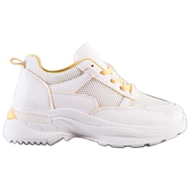 SHELOVET Baskets blanches classiques