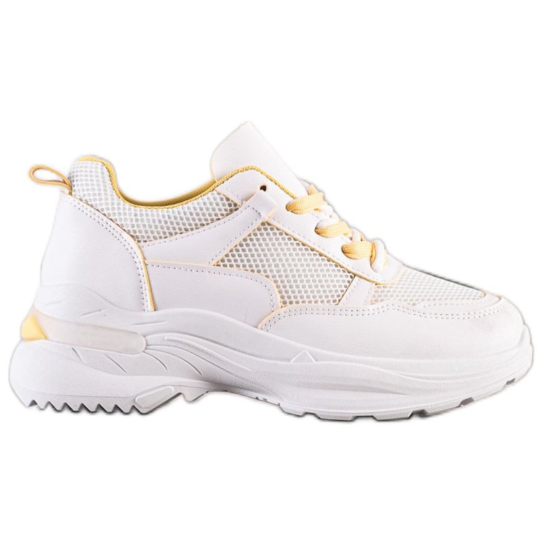 SHELOVET Baskets blanches classiques