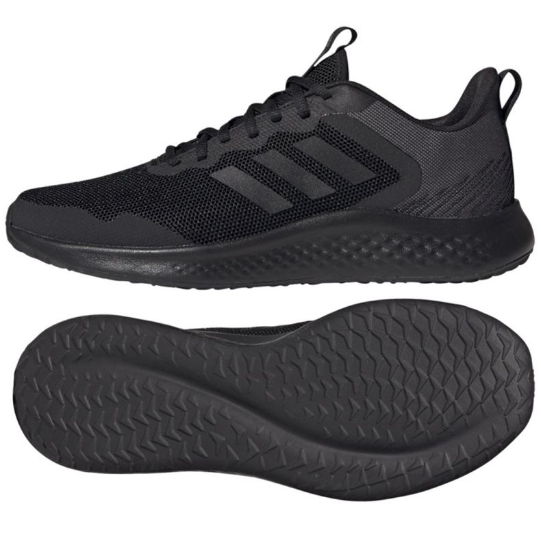 Chaussures Adidas Fluidstreet M FY8094 le noir