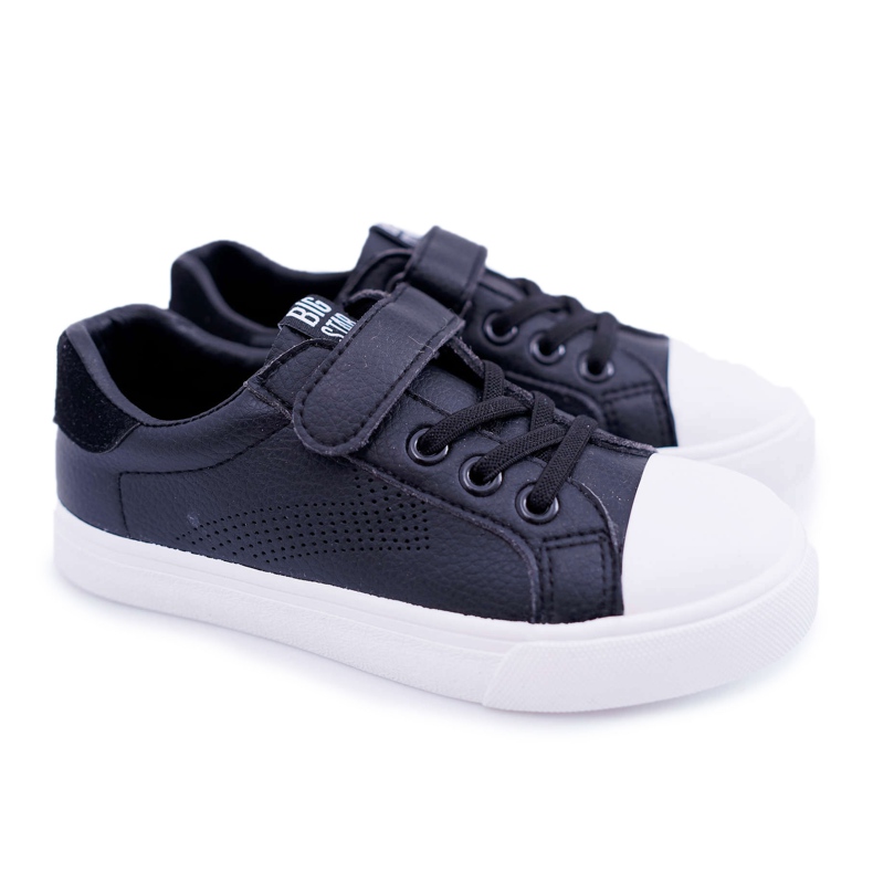 Baskets Enfant Avec Velcro Big Star DD374108 Noir ['le noir'] le noir