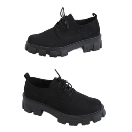 Noir Mocassins sur semelles hautes NC1120 Noir le noir