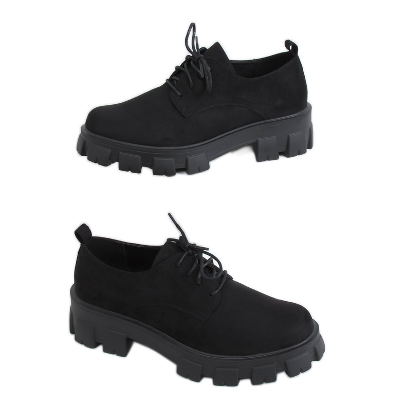 Noir Mocassins sur semelles hautes NC1120 Noir le noir