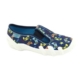 Chaussures enfant Befado 290X215 bleu marin bleu gris jaune