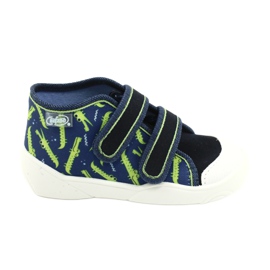Chaussures enfant Befado 212P069 bleu marine vert