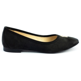 Neścior Ballerines femme 077 noir le noir