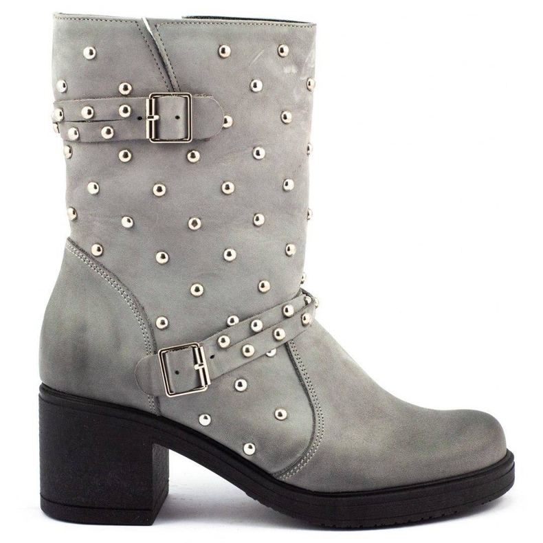 Exousite Bottes femme sur le poteau 1070 gris Exousite Bottes femme sur le poteau 1070 gris
