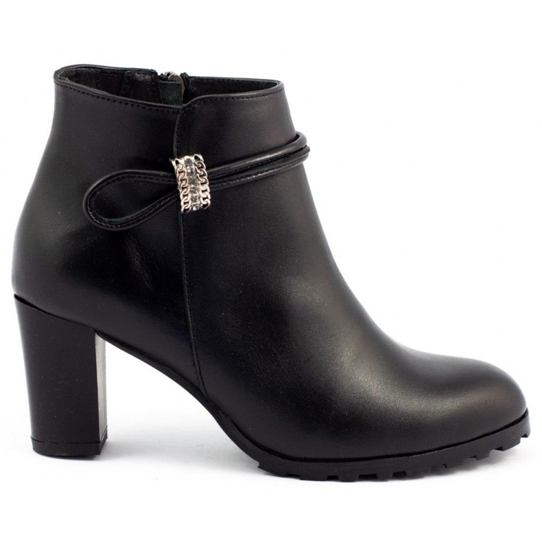 Dolce Pietro Bottes sur le poteau 621 noir le noir