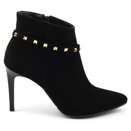 Bottines Neścior 092-R daim noir