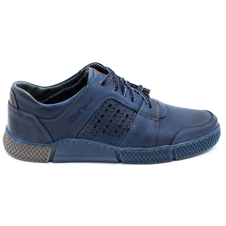 Polbut Chaussures ajourées homme J70 bleu marine