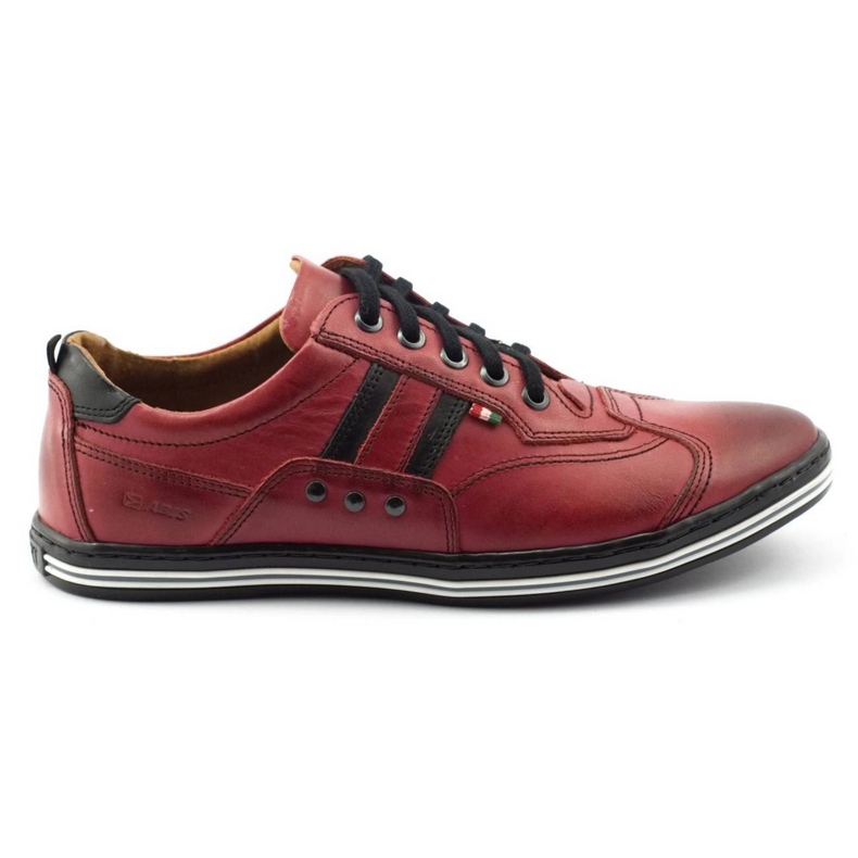 ABIS Chaussures décontractées pour hommes 1801 rouge ABIS Chaussures décontractées pour hommes 1801 rouge