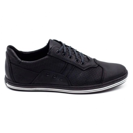 Polbut 1801P chaussures décontractées noires pour hommes