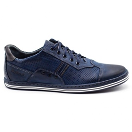 Polbut Chaussures casual homme 1801P bleu marine