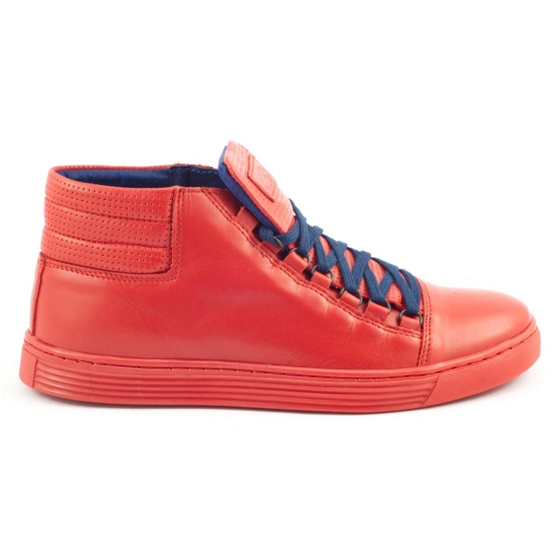 KENT 304 chaussures décontractées pour hommes rouges
