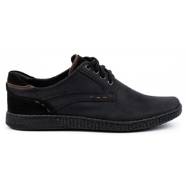 KOMODO Chaussures décontractées pour hommes 848 noir le noir KOMODO Chaussures décontractées pour hommes 848 noir le noir