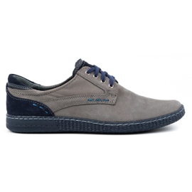 KOMODO Chaussures décontractées pour hommes 848 gris KOMODO Chaussures décontractées pour hommes 848 gris