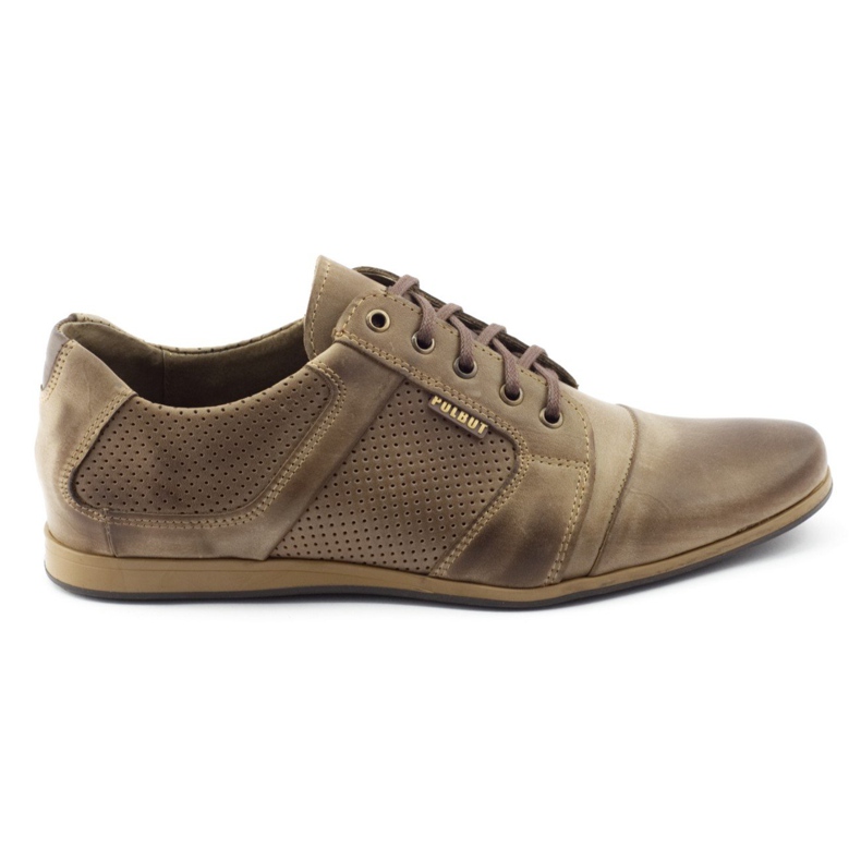 Polbut Chaussures décontractées pour hommes C34P marron brun