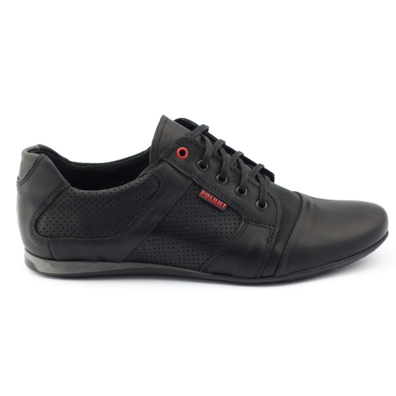Polbut Chaussures décontractées pour hommes C34P noir le noir