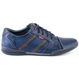 Polbut Chaussures casual Homme R3 Perforation Bleu Marine Polbut Chaussures casual Homme R3 Perforation Bleu Marine