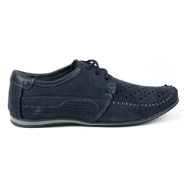 KOMODO Chaussures homme mocassins 875 été bleu marine