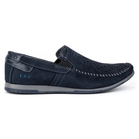 KOMODO Chaussures homme mocassins 876 été bleu marine KOMODO Chaussures homme mocassins 876 été bleu marine