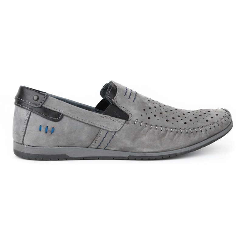 KOMODO Mocassin homme gris 876 chaussures d'été