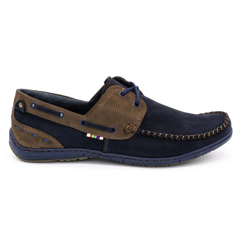 KOMODO Chaussures homme mocassins 902 bleu marine