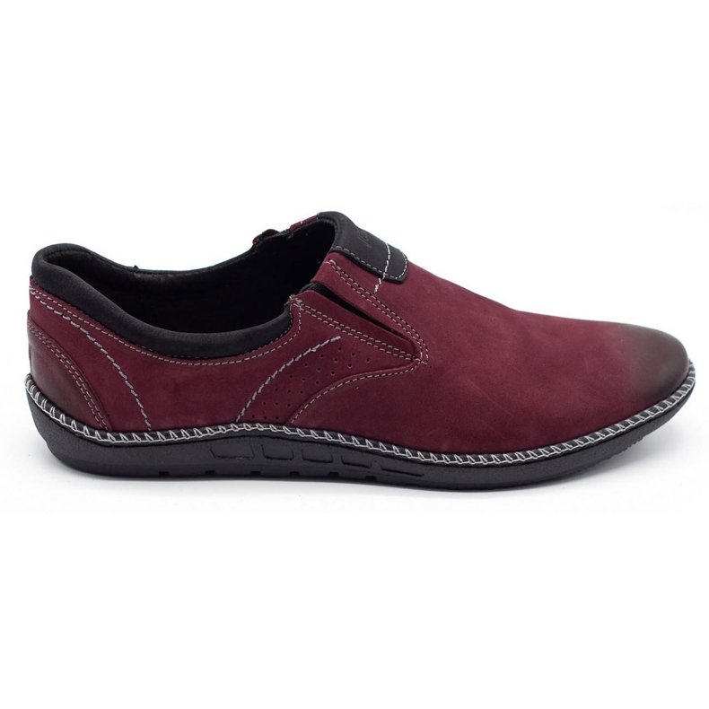 Joker Chaussures homme mocassins cuir 937 bordeaux rouge multicolore Joker Chaussures homme mocassins cuir 937 bordeaux rouge multicolore