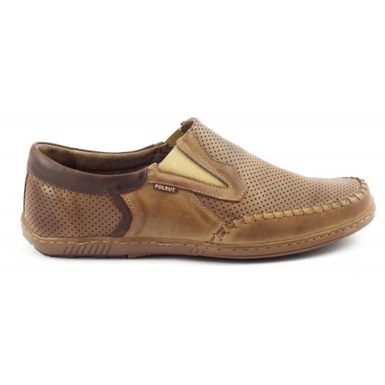 Chaussures homme perforées JO29P marron brun