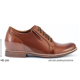 Olivier Chaussures élévatrices pour hommes marron P24 brun
