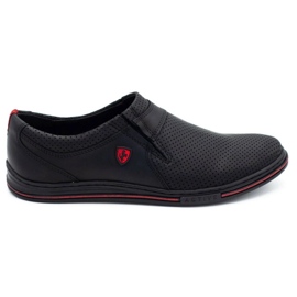Polbut Chaussures en cuir pour hommes 362 perforation noire
