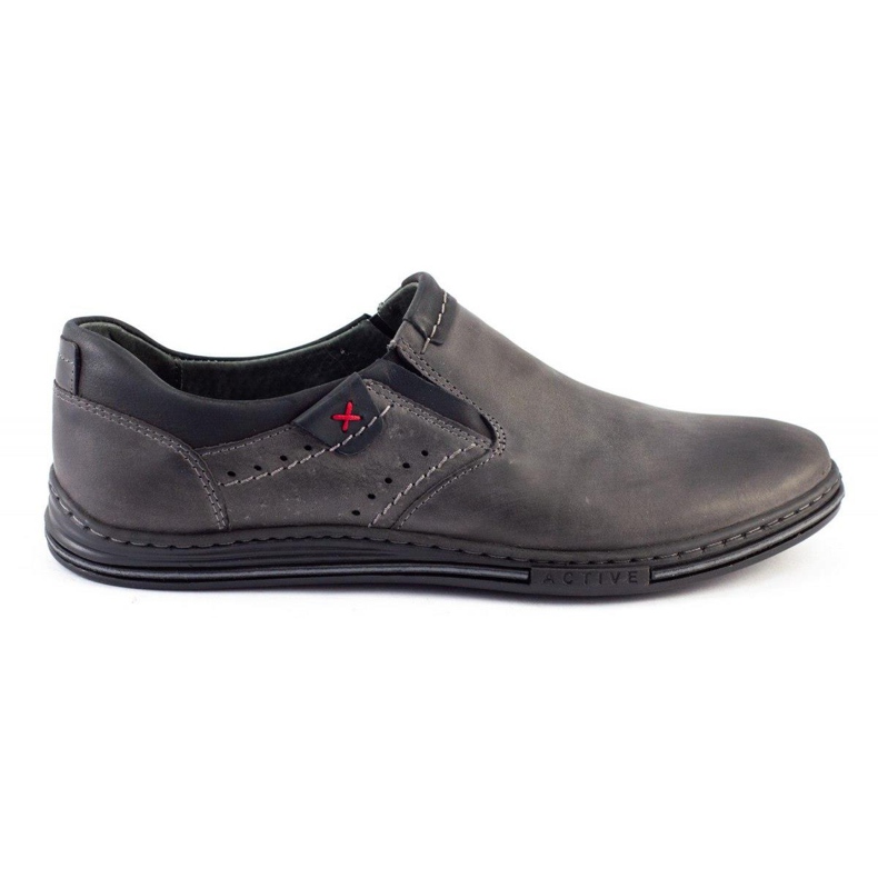 Polbut Chaussures homme 401 grises à enfiler