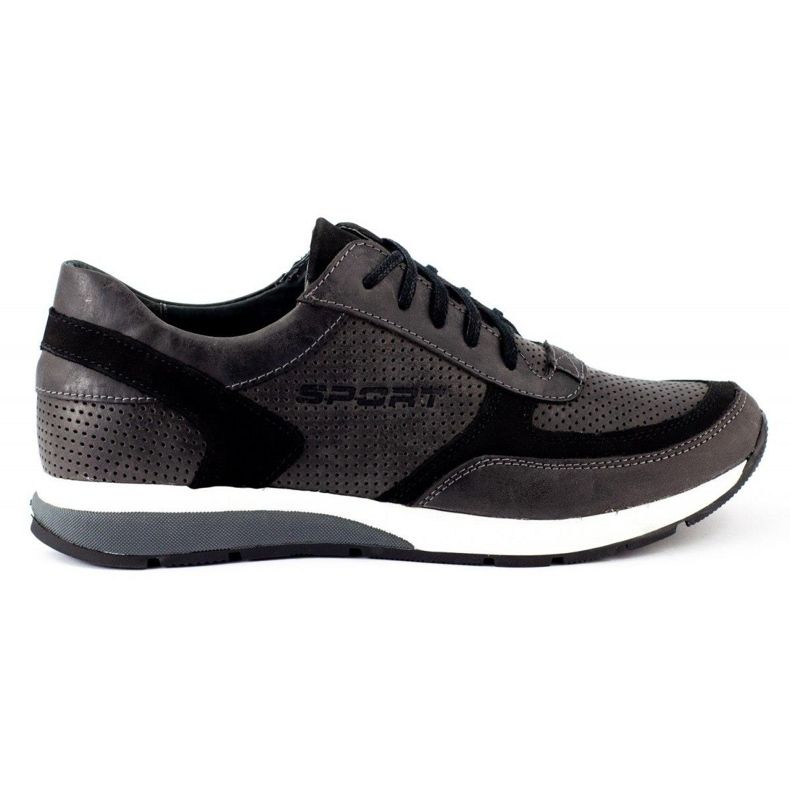 Polbut Chaussures de sport pour hommes grises C47P