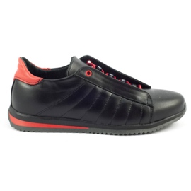 KENT Chaussures de sport décontractées pour hommes 401T noir