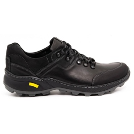 KENT Chaussures de trekking pour hommes noires 515