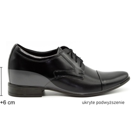 Olivier Chaussures habillées pour hommes P10 croissant noir
