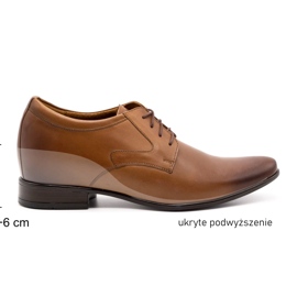 Olivier Chaussures habillées pour hommes P11 en hausse brun