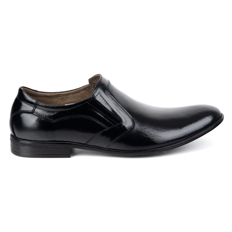 Lukas Chaussures habillées sans lacets pour hommes 284 noir le noir