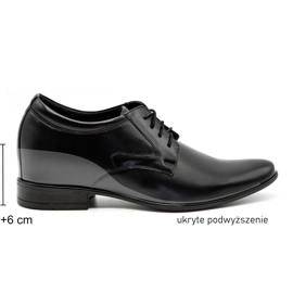 Olivier Visiter les chaussures pour hommes P11 en augmentation le noir