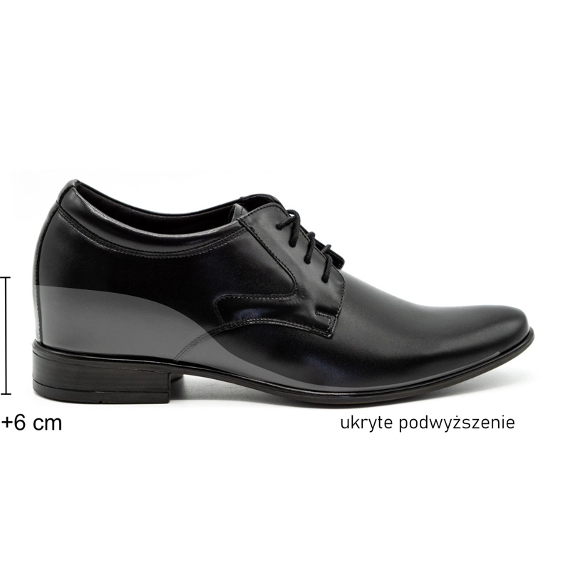 Olivier Visiter les chaussures pour hommes P11 en augmentation le noir