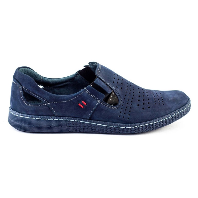 KOMODO Chaussures homme slip 864 bleu marine