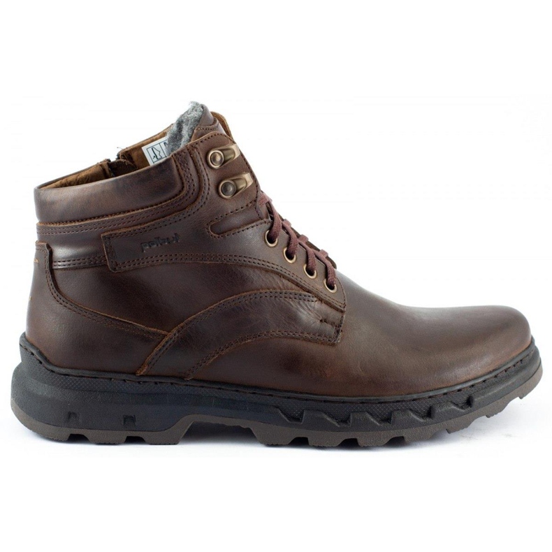 Polbut Chaussures d'hiver homme J60S marron brun