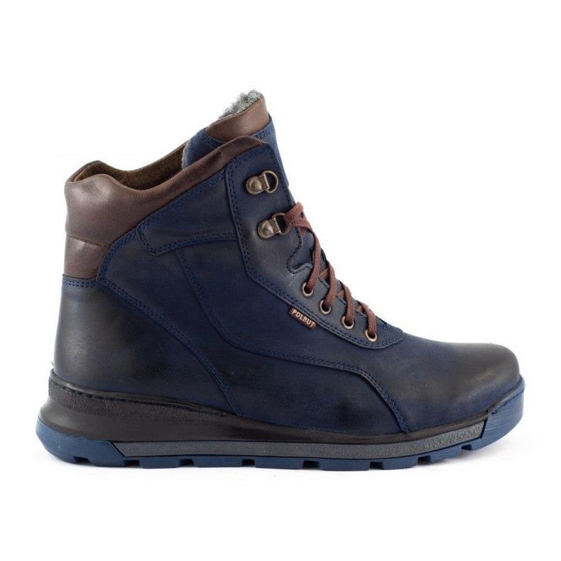 Polbut Chaussures hiver homme J63s bleu marine