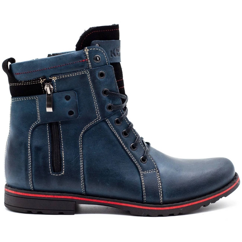 KENT Chaussures hiver homme 237 bleu marine
