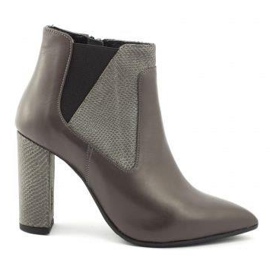 Bottes femme Lizard 04429 marron bleu marine