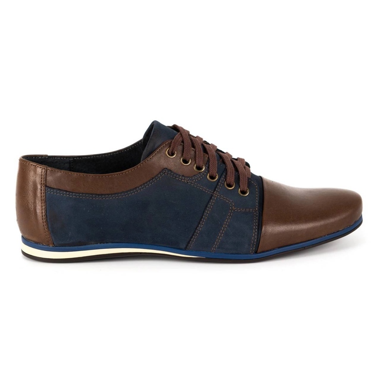 Chaussures élégantes pour hommes pour jeans 730 marron brun