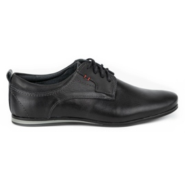Olivier Chaussures élégantes pour hommes pour jeans 731 noir le noir