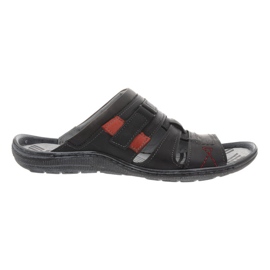 324 pantoufles noires pour hommes