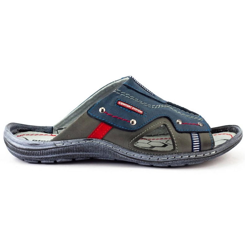 Chaussons homme 334GT bleu marine